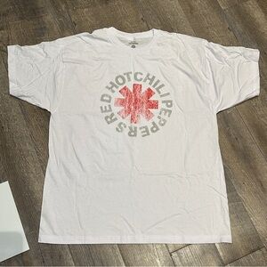 Red Hot Chili Peppers Branded White T-Shirt Size 3XL New